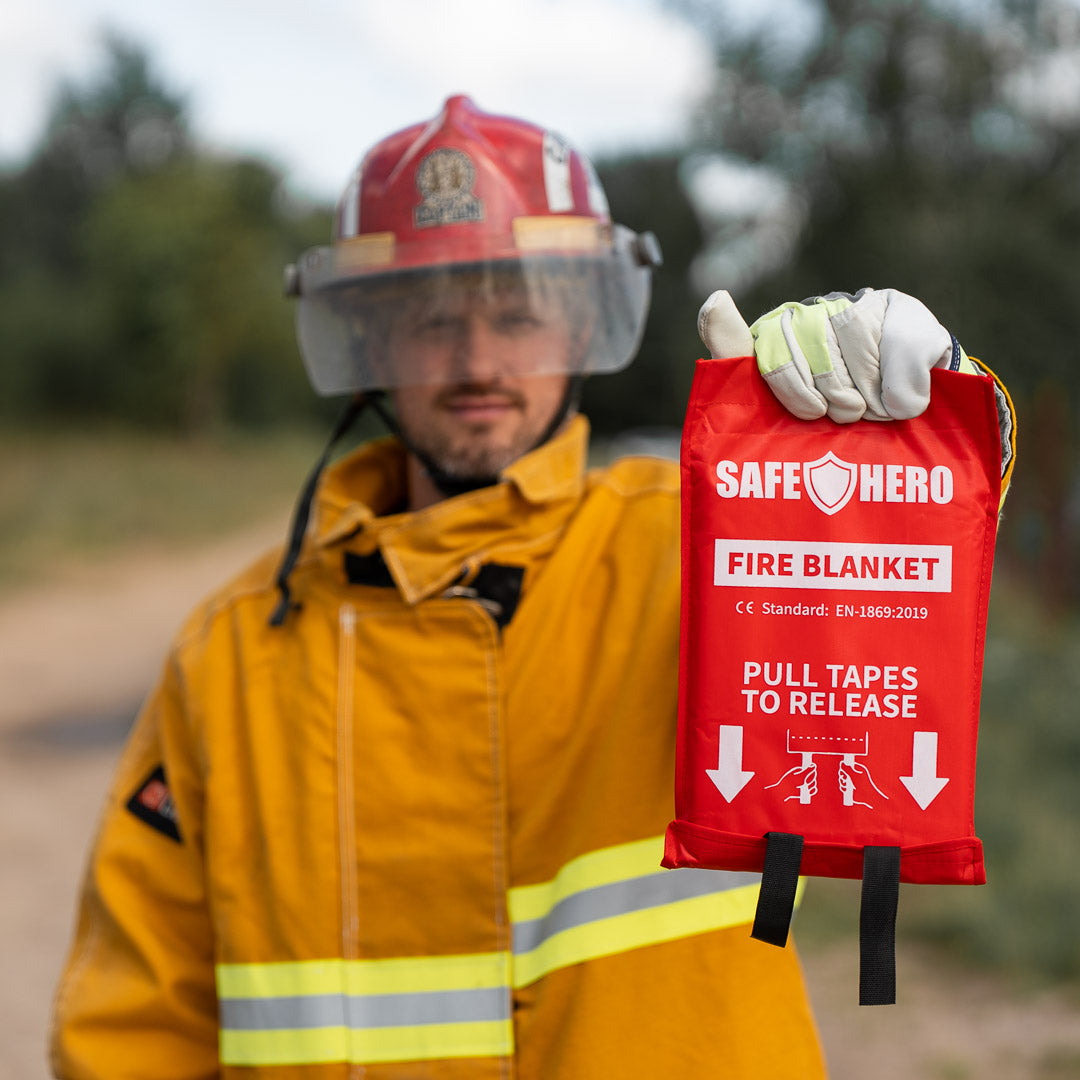 Manta ignífuga de emergencia